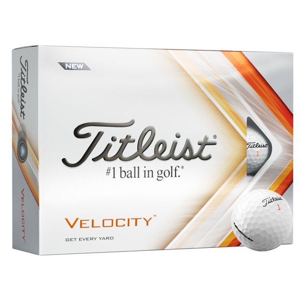 New TITLEIST Velocity x¹² Golf Balls personalized