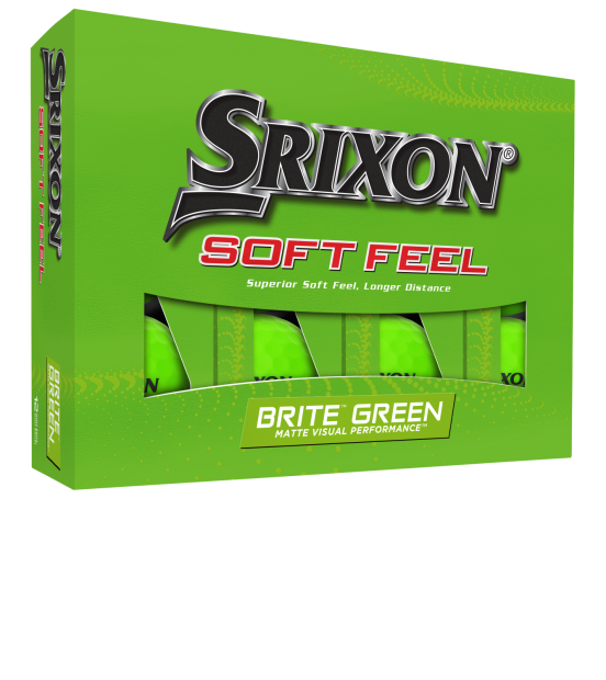 Golf Balls personalized SRIXON Soft Feel BRITE Green