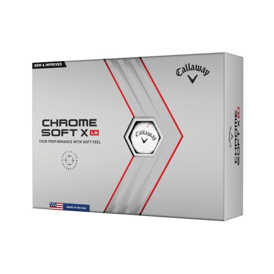 Balles de Golf personnalisées CALLAWAY Chrome Soft X LS
