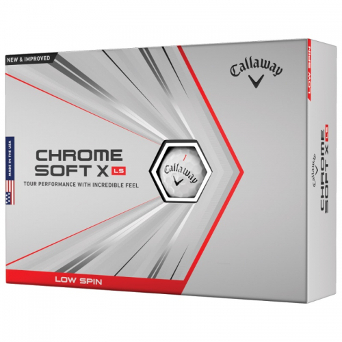 CALLAWAY Chrome Soft X LS x¹² Balles de Golf personnalisées