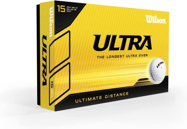 WILSON Ultra Ultimate Distance x15 Balles de Golf personnalisées