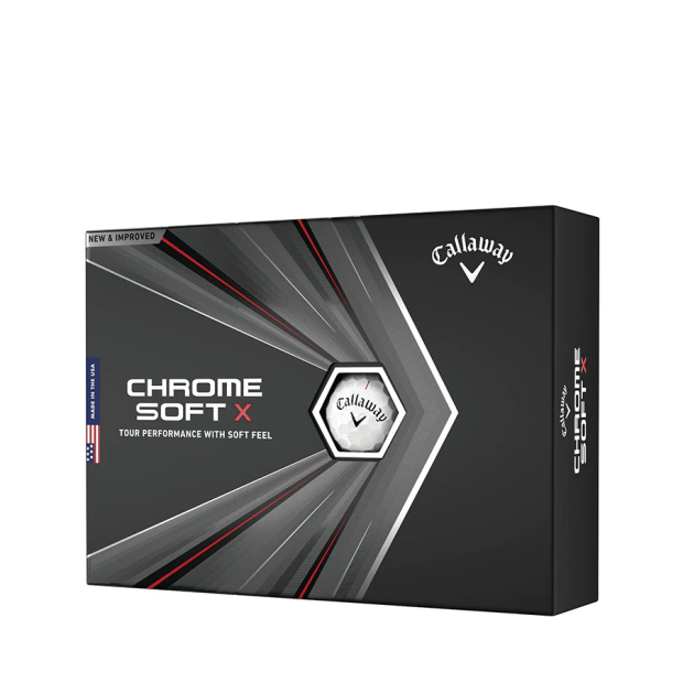 Balles de Golf personnalisées CALLAWAY Chrome Soft